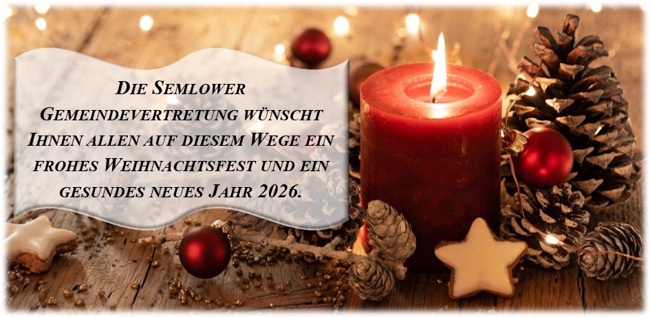 Die Gemeindevertretung wünscht ein Frohes Weihnachtsfest Die Gemeindevertretung wünscht ein Frohes Weihnachtsfest